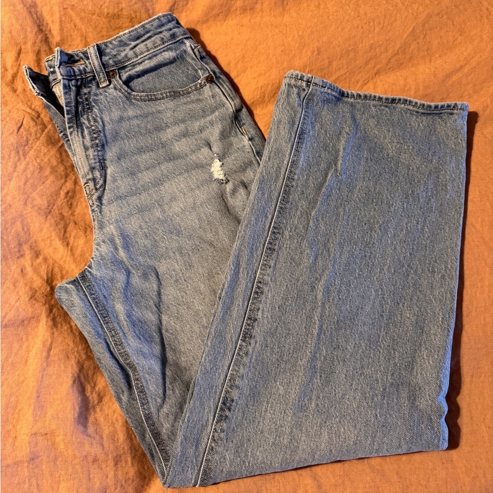 Old Navy Light Blue Wide Leg Jeans